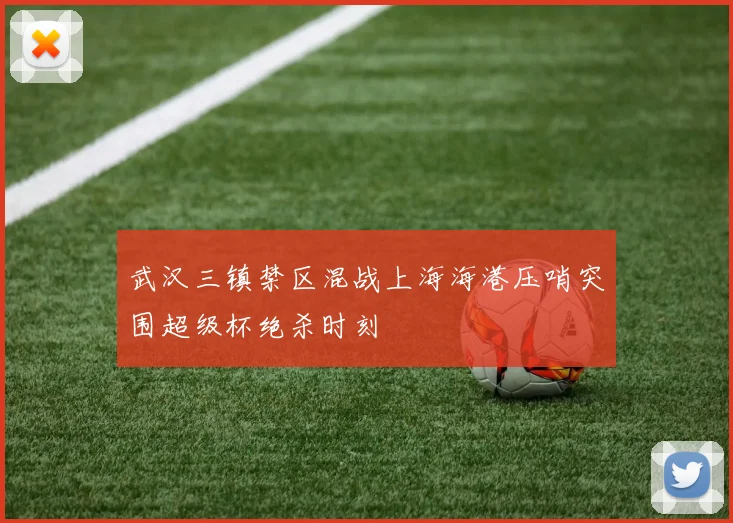 武汉三镇禁区混战上海海港压哨突围超级杯绝杀时刻